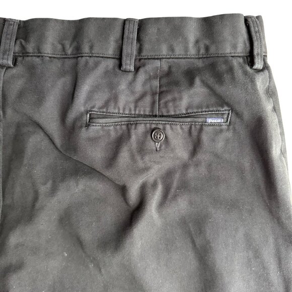 Polo Ralph Lauren Other - Polo Ralph Lauren Mens Classic Fit‎ Black Chino Pants Size 40x30 Old Money Logo